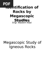 Identification of Rocks by Megascopic Studies