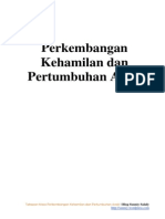 Perkembangan Kehamilan Dan Pertumbuhan Anak