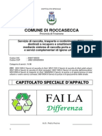 Capitolato Speciale Rifiuti Roccasecca PDF