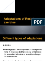 adaptations of resistance exercise 2