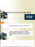 Disftrofia de Becker