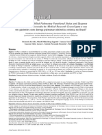 Modified Pulmonary Functional Status and Dyspnea Questionnaire e Da Escala Do Medical Research Council para o Uso em Pacientes Com DPOC No Brasil