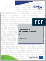 Organisation- Education in Spain 2010- Complete