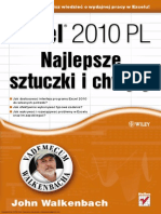 Excel 2010 Pl Najlepsze Sztuczki i Chwyty Vademecum Walkenbacha John Walkenbach Helion.pl