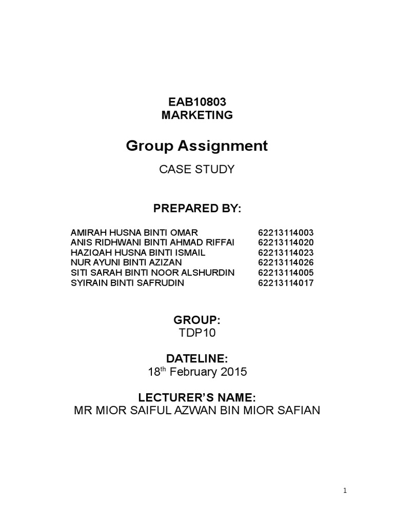 Assignment Marketing 2 | PDF | Strategic Management | Marketing