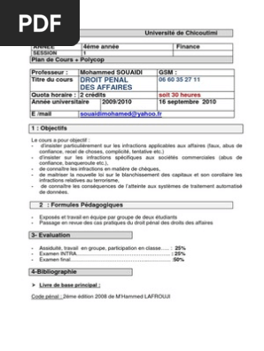 Droit Penal Des Affaires Blanchiment D Argent Cheque