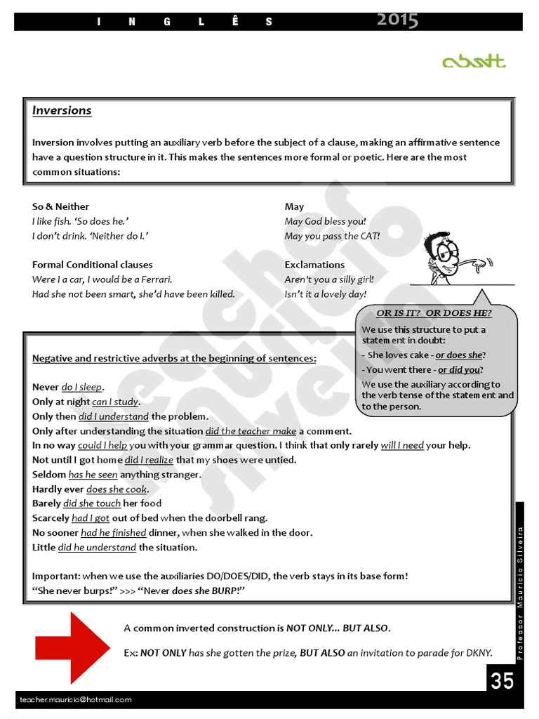 Inversions - English | PDF