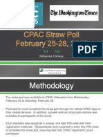 CPAC Straw Poll - Results and Analysis - FINAL