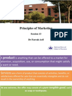 Principles of Marketing: Session 13 DR Farrah Arif
