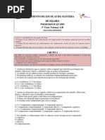 3º Teste (Março 2011)