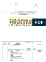 Planificare Sc. Altfel Gradinita 2014-2015
