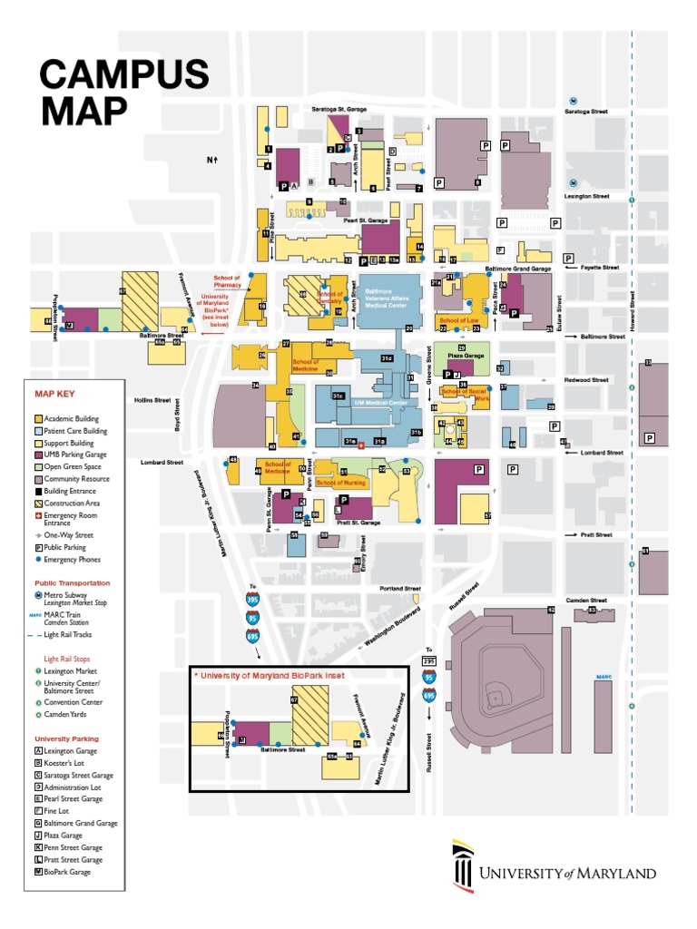 UMMC Campus and BioPark Map | PDF | Health Care | Health Sciences