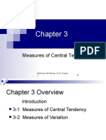 Measures of Central Tendency: 1 © Mcgraw-Hill, Bluman, 5 Ed, Chapter 3