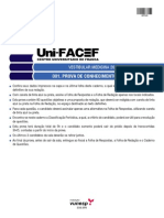 Prova UNIFACEF Medicina 2015