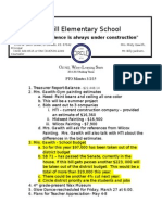 March Pto Minutes