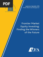 Frontier Market Equity Investing