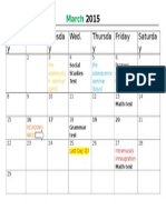 Calendartemplateprintable