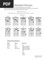 Extended Voicings: Other Possibilities