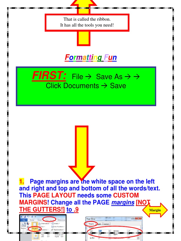 First:: File Save As Click Documents Save | PDF | Text | Typography