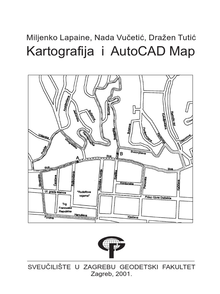 Kartografija I AutoCAD - Map PDF | PDF