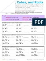 Building Exponents Squares Cubes Roots