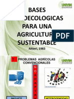 Bases Agroecologicas para Una Agricultura Sustentable