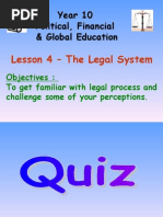 lesson 4 - the legal system
