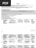 Unit Plan: The Student Acquires Skills To..