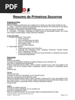 Buzios Resumo Primeiros Socorros