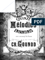 Gounod_15 Melodies Enfantines
