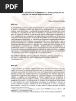 O Princípio Da Separação Dos Poderes