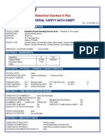 Material Safety Data Sheet: Radonseal Standard & Plus