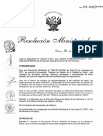 RM-519-2006-MINSA-Documento Tecnico Sistema de Gestion de La Calidad en Salud