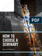 How To Choose A Seminary