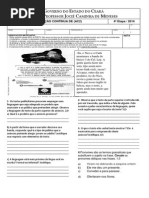 Prova 9 Ano  4 Bimestre