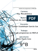 Analisis de Las Funciones en MATLAB