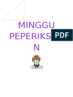 MINGGU PEPERIKSAAN