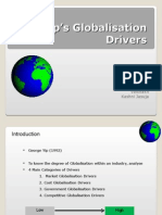 Yip's Globalisation Drivers