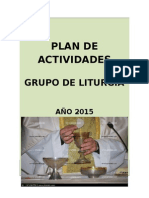 Plan de Actividades Del Grupo de Liturgia para El 2015