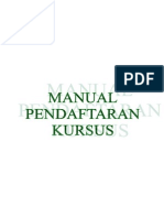 Manual Pendaftaran Kursus