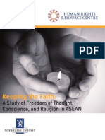 Keeping The Faith: A Study of Freedom of Thought, Conscience, and Religion in ASEAN