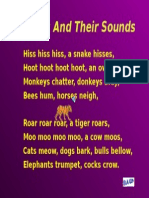 Animals and Their Sounds