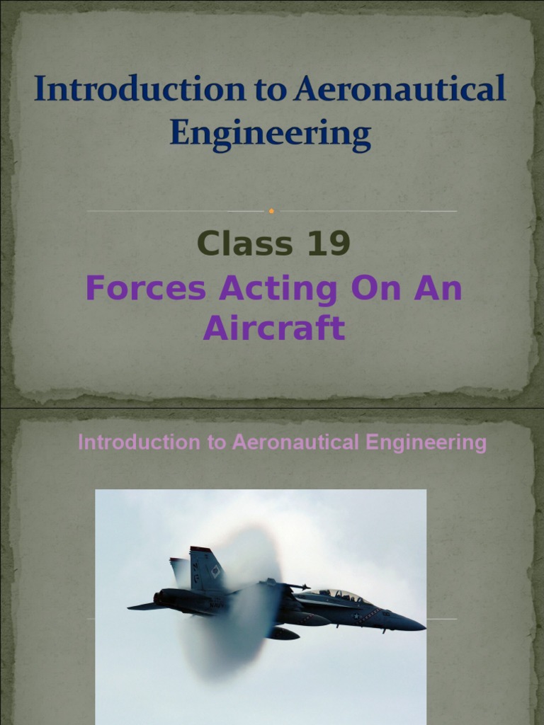 (Class 19) Introduction To Aeronautical Engineering | PDF | Flap ...