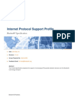 INT IP Support Profile SPEC V1.0.0