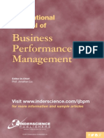 Business Performance Management: International Journal of