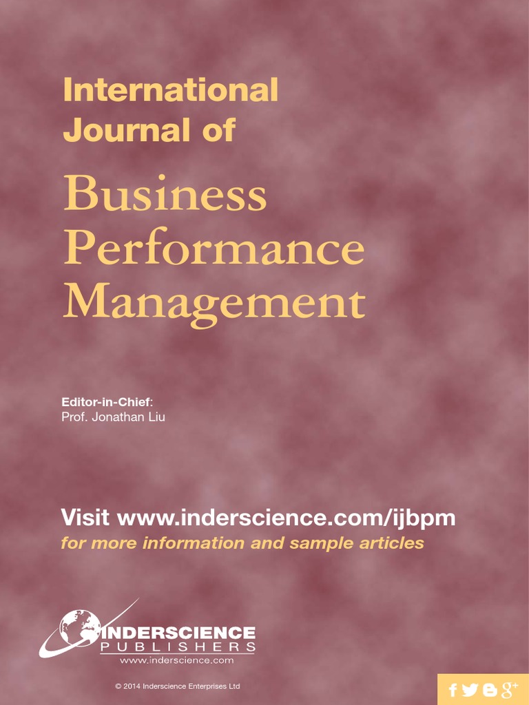 Business Performance Management: International Journal of | PDF