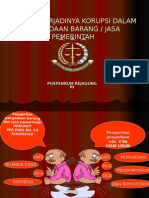 KORUPSI DLM PENGADAAN BARANG.ppt