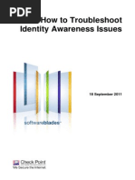 How To Troubleshoot Identity Awareness Issues - Checkpoint