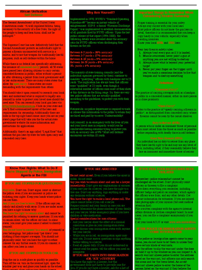 Understanding Firearm Accuracy and Laws | PDF | Concealed Carry In The ...