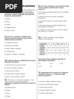 ÖLÇME Ve DEĞERLENDİRME SORULARI